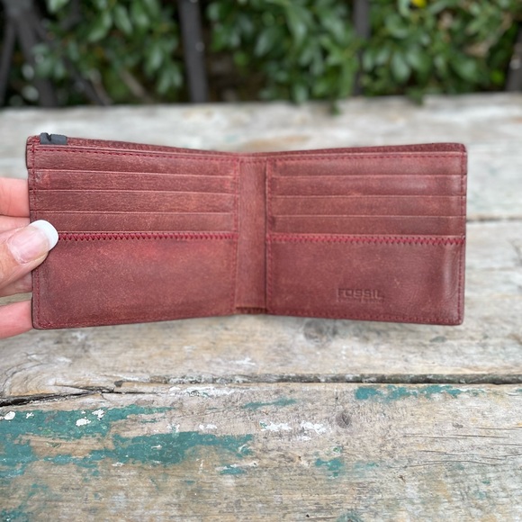 Fossil brown leather vintage wallet - Picture 10 of 10